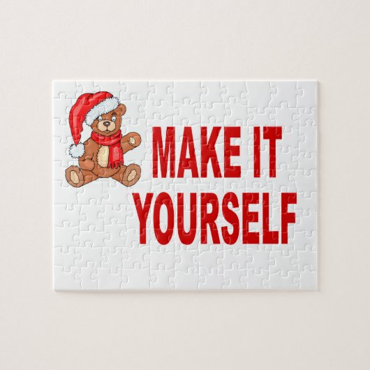 DIYはあなた自身のパズルを作成します ジグソーパズル (横)