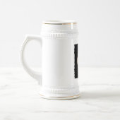 DIYはあなた自身の黒くパーソナライズな写真フレームを作成します ビールジョッキ (左)