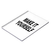 DIYはそれにあなた自身カスタムな日記をします ノートブック (左側)