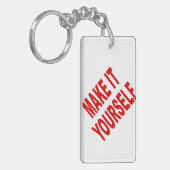 DIYはそれをあなた自身作ります キーホルダー (正面左)