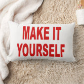 DIYは米国のLumbarの枕であなた専有物を作りました作成します ランバークッション (ブランケット)