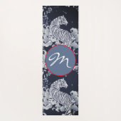DIYイニシャルヨガマット轟音タイガー蝶 ヨガマット (裏面)