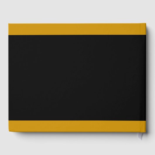 DIYイメージの文字またはロゴを追加して独自のデザインを作成 ゲストブック (裏面)