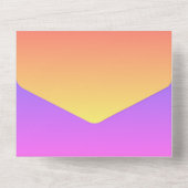 DIYイメージまたは文字を追加して独自の涙を作成遠くに- オールインワン招待状 (裏面)