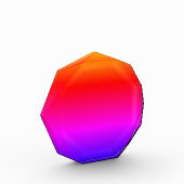 DIYイメージ文字またはロゴを追加して八角形をユニーク作成 フォトブロック (左)