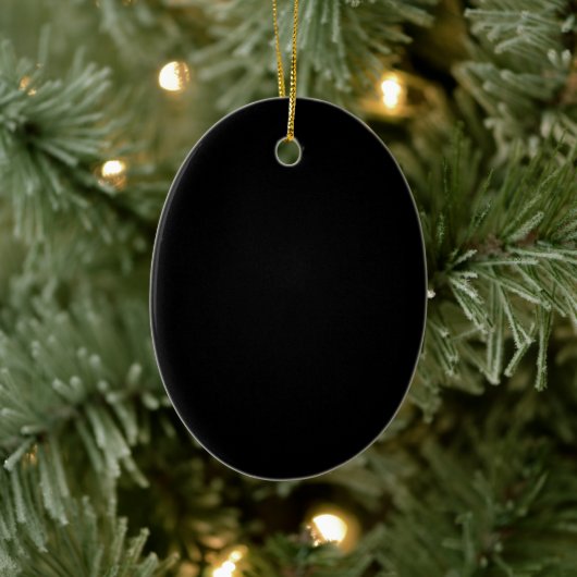 DIYイメージ文字またはロゴを追加して楕円カスタムを作成 セラミックオーナメント (ツリー)