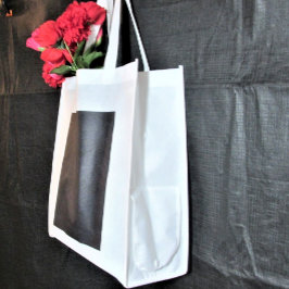 DIYイメージ文字またはロゴを追加して独自のデザインを作成 エコバッグ