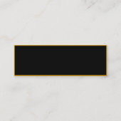 DIYイメージ文字またはロゴを追加して独自のデザインを作成 スキニー名刺 (正面)