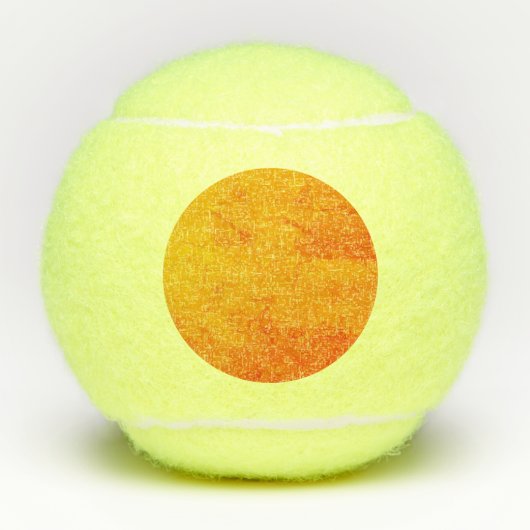 DIYイメージ文字またはロゴを追加して独自のデザインを作成 テニスボール (正面)