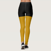 DIYイメージ文字またはロゴを追加して独自のデザインを作成 レギンス (裏面)