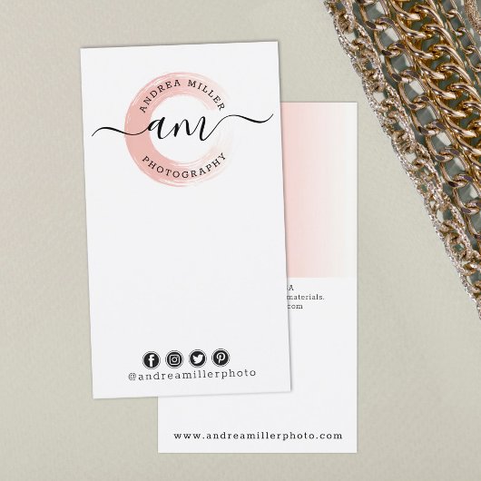 DIYイヤリングジュエリーボーカードバラ金ゴールドスワッシュロゴ 名刺