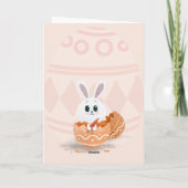 DIYイースターエッグ狩り招待状カラーリングカード 招待状 (裏面)