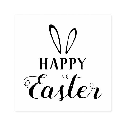DIYイースタースタンピング。ハッピーイースター。 ラバースタンプ (インプリント)
