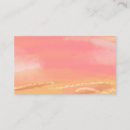 DIYウォー空白のターカラーピーチピンクガーデン開花 エンクロージャーカード (裏面)