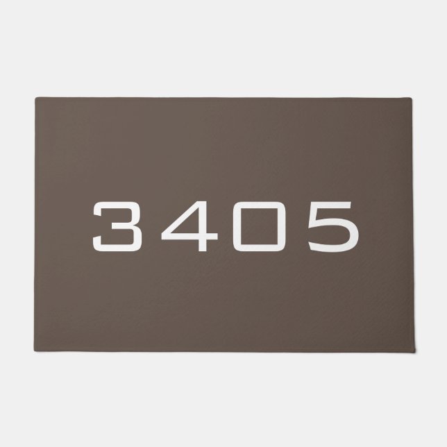 DIYカスタムアドレス番号と色 ドアマット (正面)