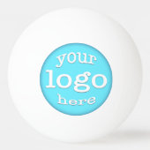 DIYカスタム会社ロゴテーブルテニスビール 卓球ボール (正面)