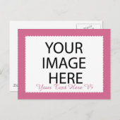 DIYカスタム写真枠デザインV6 ポストカード (正面/裏面)