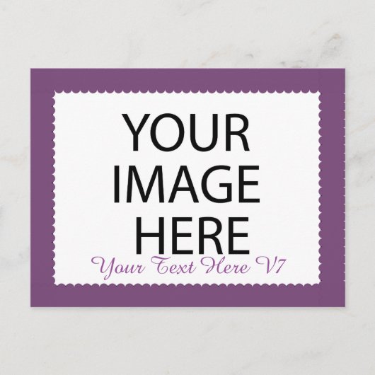 DIYカスタム写真枠デザインV7 ポストカード (正面)