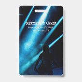 DIYカスタム VIPパーソナライズされた ALL ACCESS PASSバッジ バッジ (裏面)