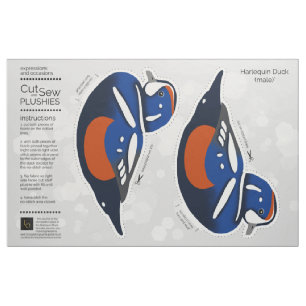 DIYカット&縫いプラッシュ男性ハーレクインアヒル ファブリック