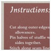 DIYカット&縫い中世歩く魚 ファブリック (クローズアップ)