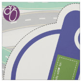 DIYカット&縫い：車のプラッシュ ファブリック (見本)