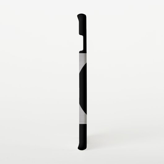 DIYカップルの写真と名前Blk Circle Silver Black Samsung Galaxyケース (右側)