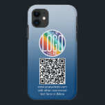 DIYカラーグラデーション・ビジネスロゴ&QRコードタフ iPhone 11 ケース<br><div class="desc">共有QRコードとロスタイリッシュゴiPhone 11カスタムケース – メイト強靭な電話ケースを持つウェブサイト。ジェネレータを使用して独自のQRコードを作成するには、単にウェブサイトのURLをテンプレートに入力する。すべての文言はシンプル、カスタマイズまたは削除する簡単であり、色、フォント、およびロゴの透明度は、Zazzleデザインツールで変更する文字である。潜在的な顧客にビジネスを促進モダンし、プロフェッショナルスタイル。スキャン可能なコードは、クライアントが会社のWebサイトをオンラインで検索し、インターネットマーケティングとソーシャルメディアネットワークに接続するための簡単を作成する。このデザインは、カスタマイズ可能なグラデーションクラシックブルーのグラデーショモダンン背景、ミニマルタイポグラフィ、お使いのロゴ、およびカスタムQRコードを備えている。小さな量とバルクの両方であなたのゴールを満たユニークすために利用可能広告、これらのiPhoneケースは従業員のギフトのアイディアを作素晴らしる。汎用性のあるレイアウトは、起業家だけでなく、大企業やクリーンな企業のクラシック外観のプレゼントエレガントブランディングに適している。</div>