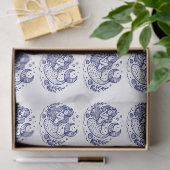 DIYカラーズキュート眠るマーメイドブルー 薄葉紙 (ギフト)