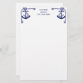 DIYカラーズコーナーいかりとロープ 便箋 (正面/裏面)