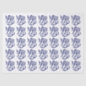 DIYカラーズスルリーのマーメイド保持トライデントブルー 薄葉紙 (正面)