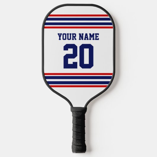 DIYカラーズチームストライプジャージーSV ピックルボールラケット (正面)