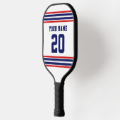 DIYカラーズチームストライプジャージーSV ピックルボールラケット (左)