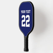 DIYカラーズブルー王室のスポーツチームジャージーチーム ピックルボールラケット (左)