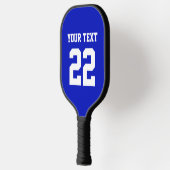 DIYカラーズブルー王室のスポーツチームジャージー ピックルボールラケット (左)