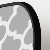 DIYカラーズモロッコグレーブルーリボンBG S  ピックルボールラケット (左詳細)