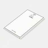 DIYカラーズ名門私立校風のヘラルディックラクメルパームツリー ポストイット (アングル)