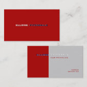 DIYカラー+フォント名刺 名刺 (正面/裏面)