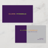 DIYカラー+フォント名刺 名刺 (正面/裏面)