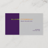 DIYカラー+フォント名刺 名刺 (裏面)