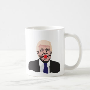 diyギャグの球を持つドナルド・トランプ-二つのイメージのマグ- コーヒーマグカップ