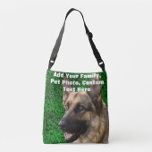 DIYクリエイトアウンカスタムペットファミリーフォトクロス クロスボディバッグ (裏面)
