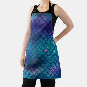 DIYクリエイトアウンマーメイドグリッターママガールフレンド エプロン (インサイチュ)