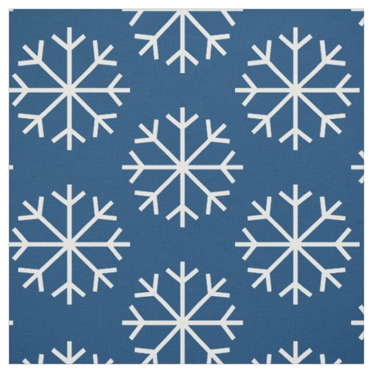 DIYクリスマスデコレーション雪の結晶柄生地 ファブリック (見本)