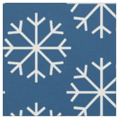 DIYクリスマスデコレーション雪の結晶柄生地 ファブリック (クローズアップ)