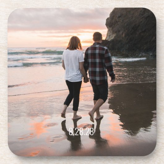 DIYコースターセット | カスタム写真&文字 コースター (正面)