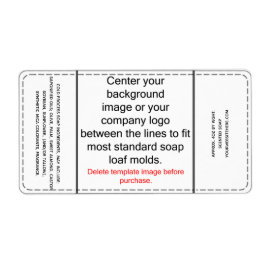 DIYコールドプロセスSOAPラベルテンプレート ラベル