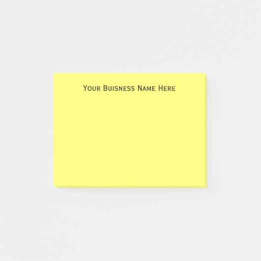DIYシンプルパーソナライズされた名カスタムの色 ポストイット (正面)