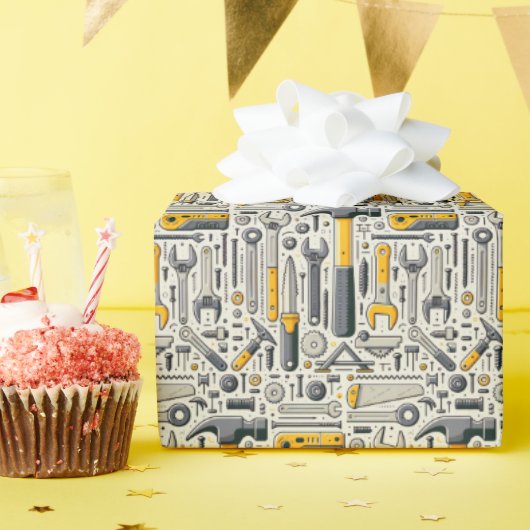 DIYツールの品揃え ラッピングペーパー (誕生日パーティー)