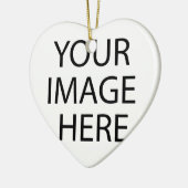 DIYテンプレートでの最低価格販売空白の セラミックオーナメント (左)